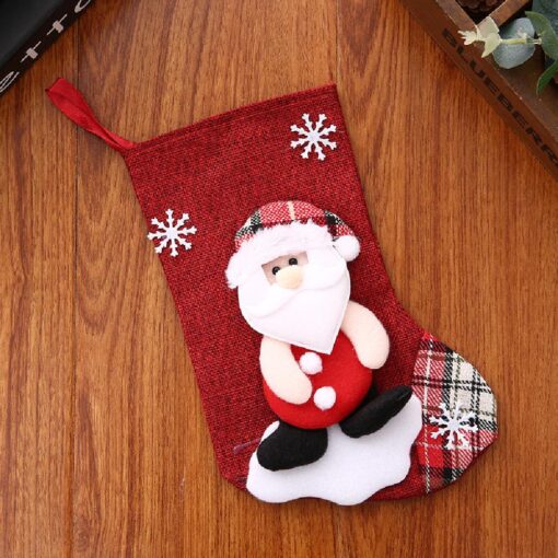 5 Styles 4pcs Christmas Stockings - Image 7