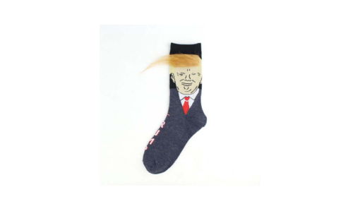 One or Six Pairs Trump Socks With Fake Hair - Image 4