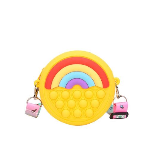 Rainbow Fidget Push Pop Bubble Shoulder Bag - Image 10