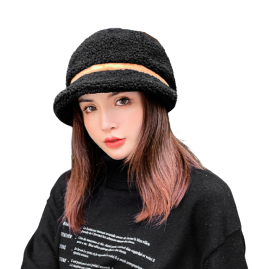 Women Faux Wool Warm Cap - Image 2