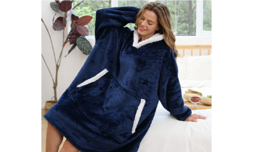 Super Soft Fleece Oversized Hoodie Blanket - 5 Colours - Image 4