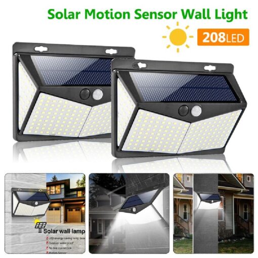 One, Two or Four 208 LEDs Solar Security Light - Image 8