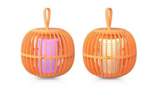 One or Two Pumpkin-Shaped Bug Zapper with LED Lights