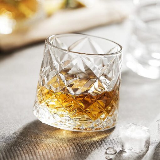 Spinning Tumbler Whiskey Glass - Image 6