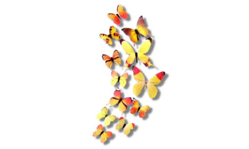 12 or 60 Multicolor Butterfly Wall Stickers - Image 5