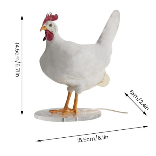 USB Funny Realistic Chicken Lamp - Image 11