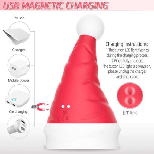 Christmas Hat G Spot Sucking Vibrator - Image 10