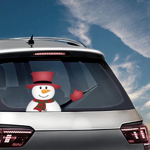 Removable Christmas Car Rear Wiper Sticker - - Image 10