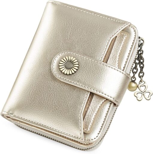 PU Leather RFID Small Compact Wallet - Image 15