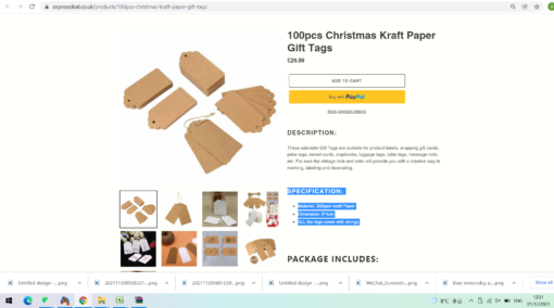 DIY 100pcs Christmas Gift Tags - limited stocks - - Image 17