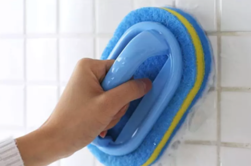 Handheld Bathroom Surface Cleaning Sponge