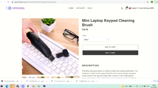 Mini Laptop Keypad Cleaning Brush - Image 4