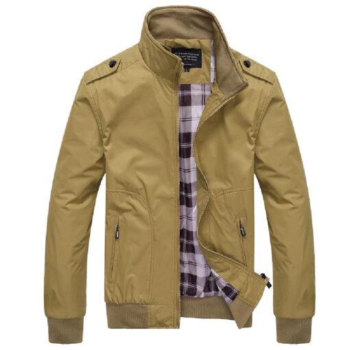 Casual Solid Fashion Harrington Classic jacket - Image 9