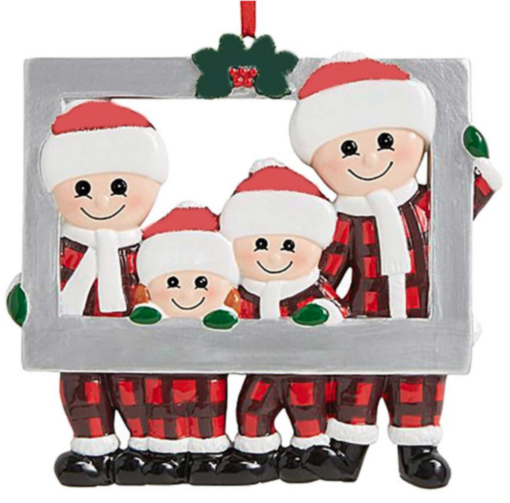 Personlised Family Photo Frame Christmas Tree Decoration - - Image 8