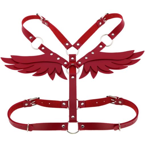 PU Leather Adjustable Chest Angel Wings - Image 16