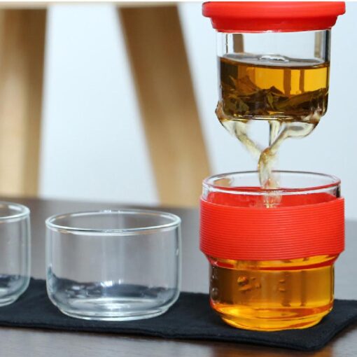 Travel Tea Set Portable Bag with Two Glass - Image 10