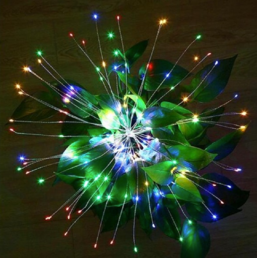 150 or 200LED Fireworks Starburst String Lights Remote Control