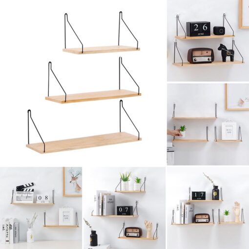 One or Three Pieces 3 size Option Floating Shelves for Wall - Image 2