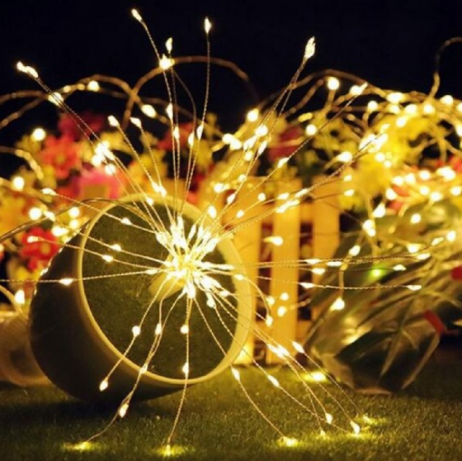 150 or 200LED Fireworks Starburst String Lights Remote Control - Image 2