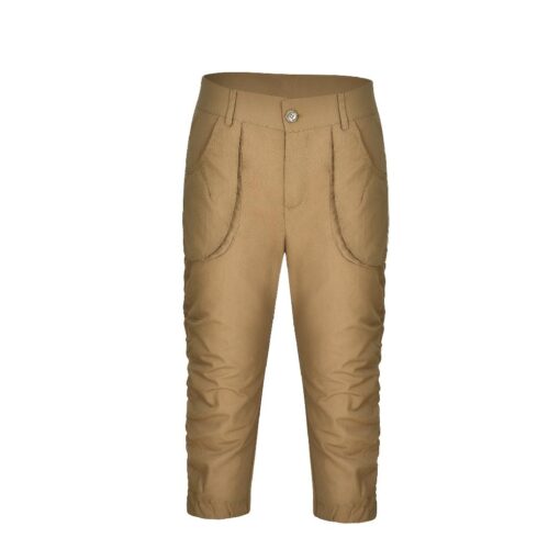 Ladies 3/4 Length Cargo Pants with Pockets - Image 4