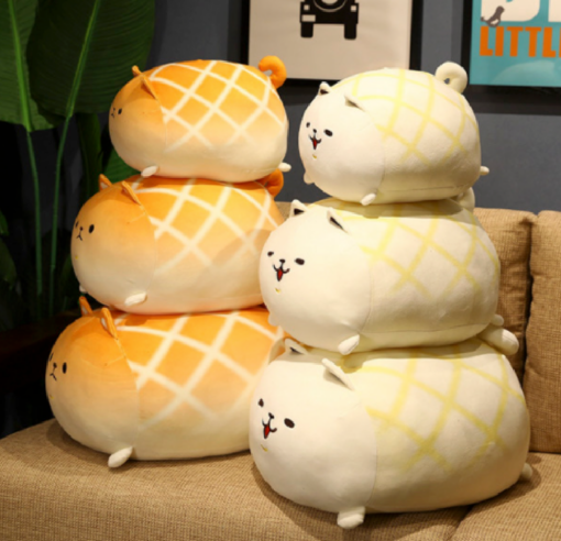 Pineapple Bread Shiba Plush Pillow - Image 2