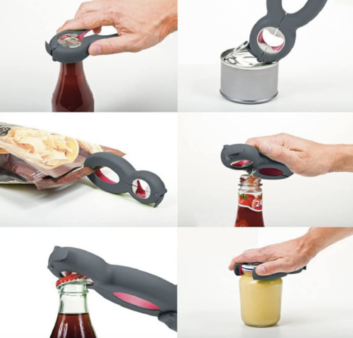 6-in-1 Multi-Function Can Opener