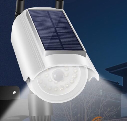 One, Two or Four Pieces Solar Outdoor Security Light Dummy Camera