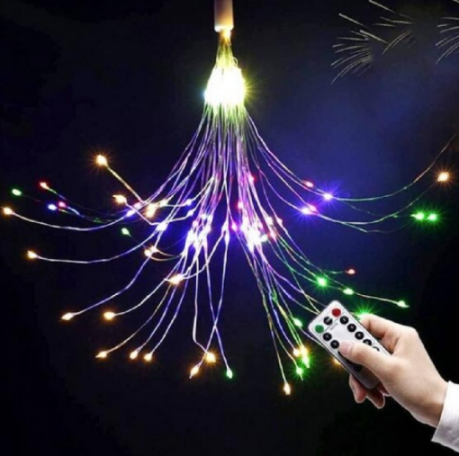 150 or 200LED Fireworks Starburst String Lights Remote Control - Image 6