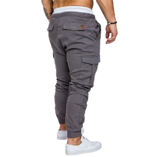 Men Casual Cargo Jogger Work Trousers with Pockets - Image 5