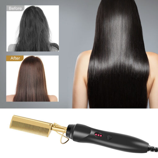 Hair Straightener Flat Irons Straightening Brush - Image 11