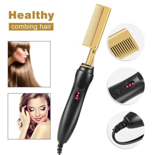 Hair Straightener Flat Irons Straightening Brush - Image 6