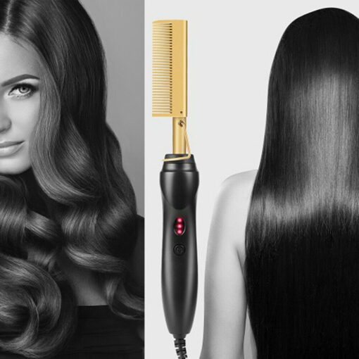 Hair Straightener Flat Irons Straightening Brush - Image 10