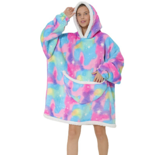 Adults Oversized Fluffy Hoodie Blanket - Image 7