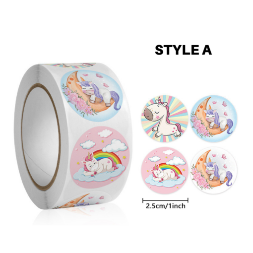 500 pcs Unicorn Sticker - Image 9