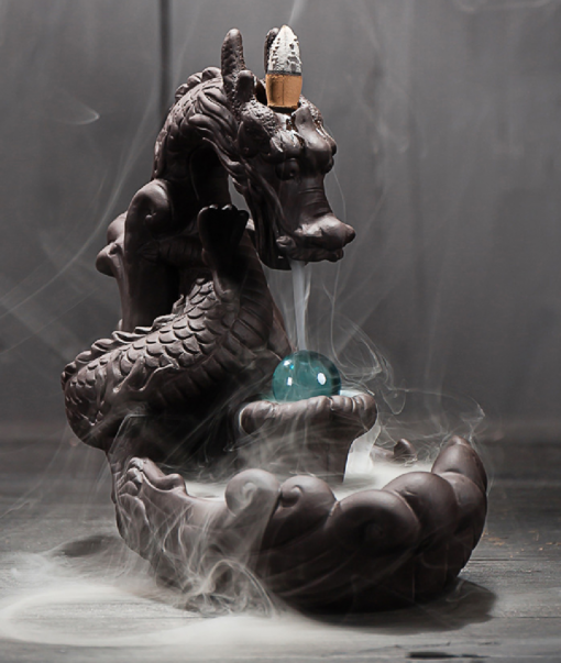 Dragon Waterfall Incense Burner with free Cones