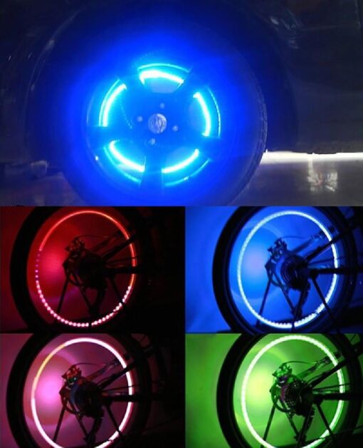 Wheel Lights Cap Car Auto Wheel Tire Air Valve Stem LED Light Cap Cover For Car Motorcycle Waterproof Bicycle Accessories - Image 15