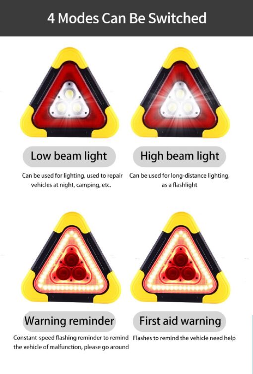 Solar LED Warning Triangle - Image 19