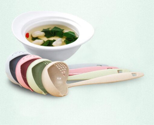 Multi-functional 2 in 1 Wheat Straw Soup Spoon - Image 17