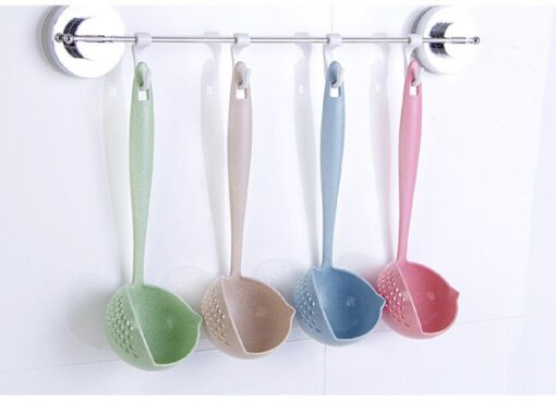 Multi-functional 2 in 1 Wheat Straw Soup Spoon - Image 5