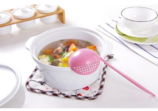 Multi-functional 2 in 1 Wheat Straw Soup Spoon - Image 4