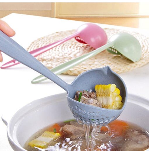 Multi-functional 2 in 1 Wheat Straw Soup Spoon - Image 3