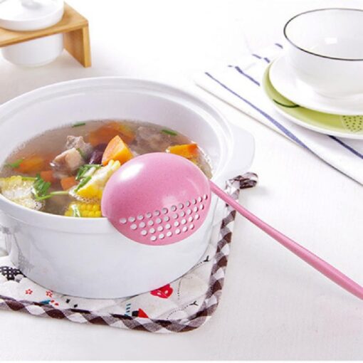 Multi-functional 2 in 1 Wheat Straw Soup Spoon - Image 2