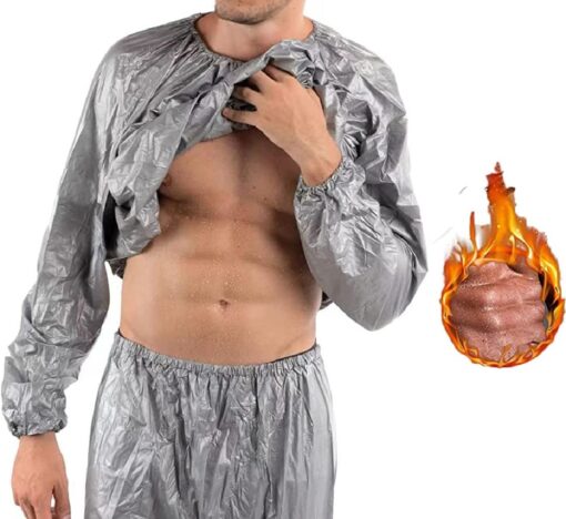 Heavy Duty Sweat Weight Loss Exercise Sauna Suit - 5 Sizes - Image 4