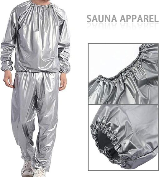 Heavy Duty Sweat Weight Loss Exercise Sauna Suit - 5 Sizes - Image 3