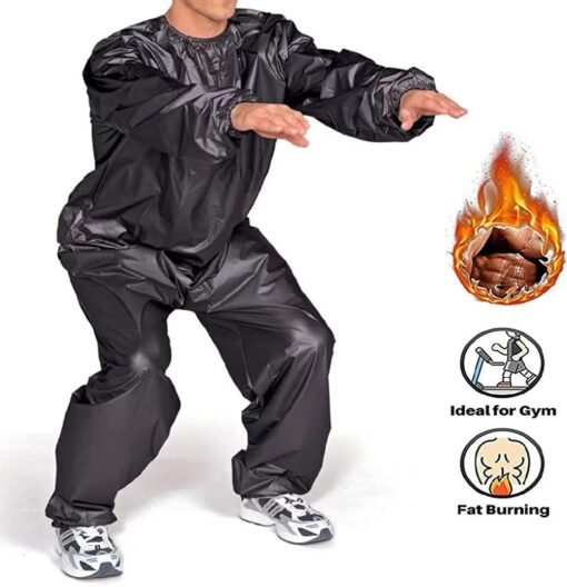 Heavy Duty Sweat Weight Loss Exercise Sauna Suit - 5 Sizes - Image 2