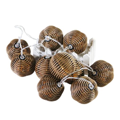 Rattan Ball LED String Light - Image 9