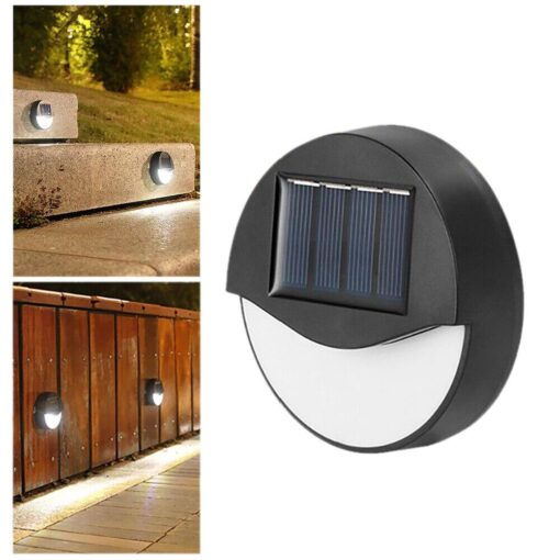 1/2/4 pack Solar Deck Lights Outdoor Waterproof LED Steps Lamps for Stairs - Image 6