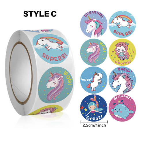 500 pcs Unicorn Sticker - Image 11