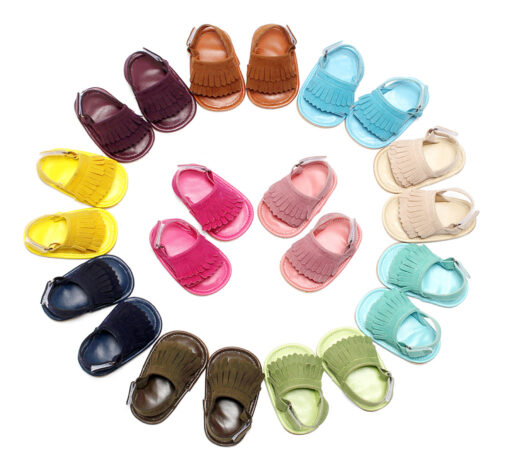 Summer soft soled Fringe infant baby sandals