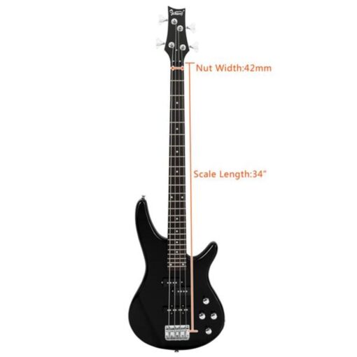 Glarry GIB 4 String Bass Guitar - Image 12